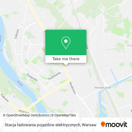 Stacja ładowania pojazdów elektrycznych map