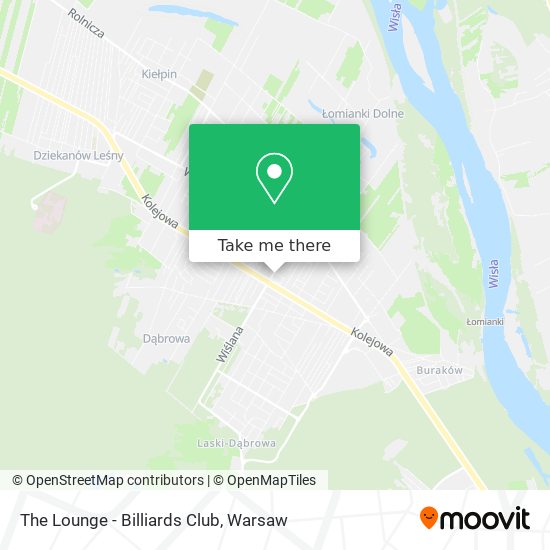 The Lounge - Billiards Club map