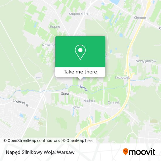 Napęd Silnikowy Woja map