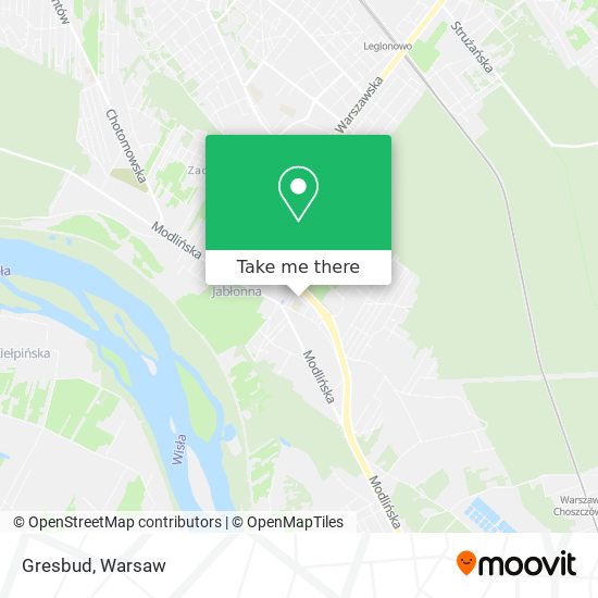 Gresbud map