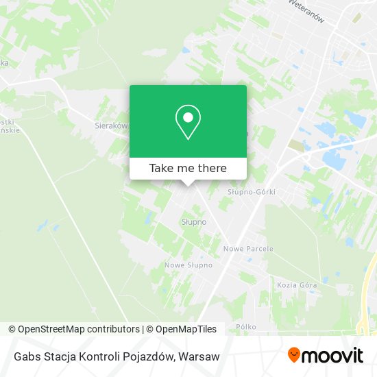 Карта Gabs Stacja Kontroli Pojazdów