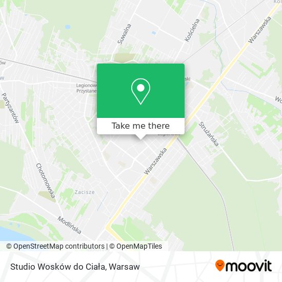 Studio Wosków do Ciała map