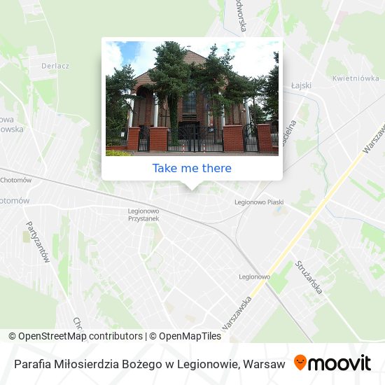 Карта Parafia Miłosierdzia Bożego w Legionowie