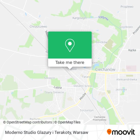 Moderno Studio Glazury i Terakoty map