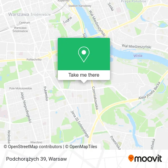 Podchorążych 39 map