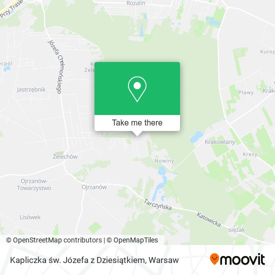 Kapliczka św. Józefa z Dziesiątkiem map