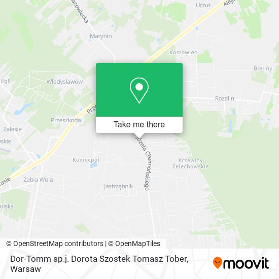 Dor-Tomm sp.j. Dorota Szostek Tomasz Tober map