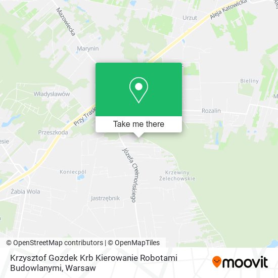 Krzysztof Gozdek Krb Kierowanie Robotami Budowlanymi map