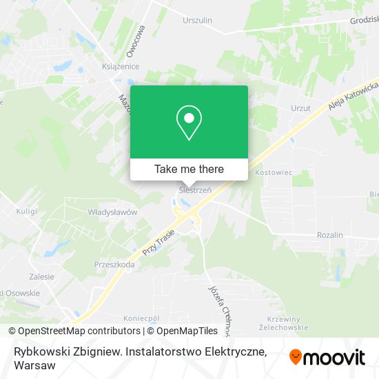 Карта Rybkowski Zbigniew. Instalatorstwo Elektryczne