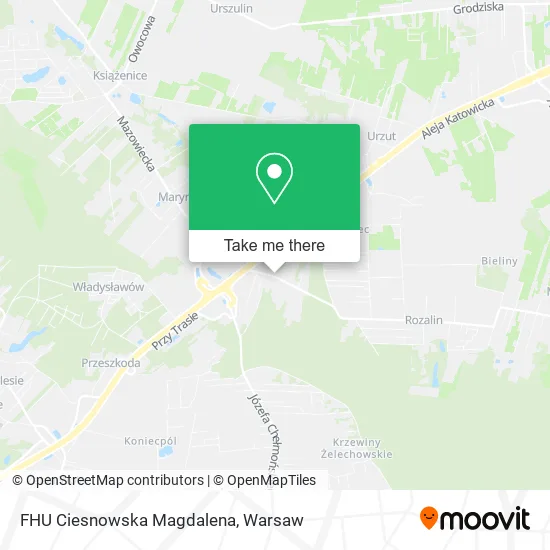 Карта FHU Ciesnowska Magdalena