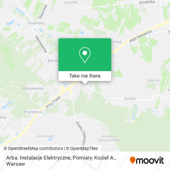 Arba. Instalacje Elektryczne, Pomiary. Kozieł A. map