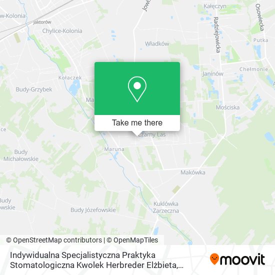 Indywidualna Specjalistyczna Praktyka Stomatologiczna Kwolek Herbreder Elżbieta map