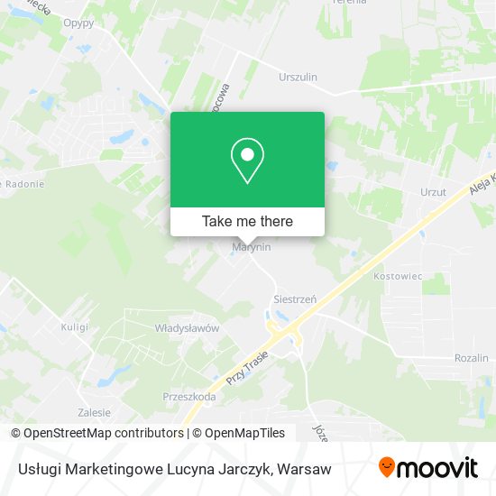 Usługi Marketingowe Lucyna Jarczyk map