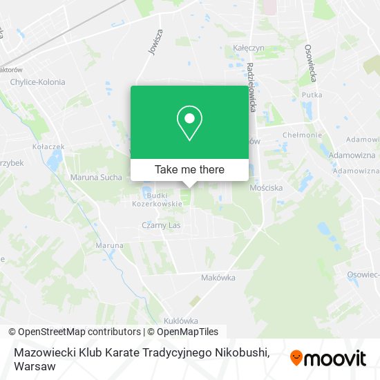 Mazowiecki Klub Karate Tradycyjnego Nikobushi map