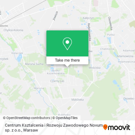 Centrum Kształcenia i Rozwoju Zawodowego Novum sp. z o.o. map