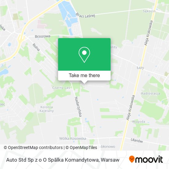 Auto Std Sp z o O Spãlka Komandytowa map