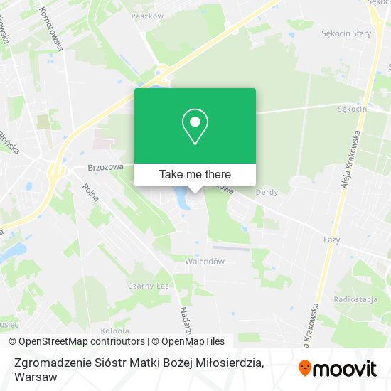 Zgromadzenie Sióstr Matki Bożej Miłosierdzia map