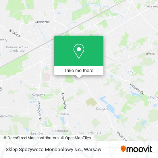 Sklep Spozywczo Monopolowy s.c. map