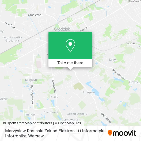 Карта Marzyslaw Rosinski Zaklad Elektroniki i Informatyki Infotronika