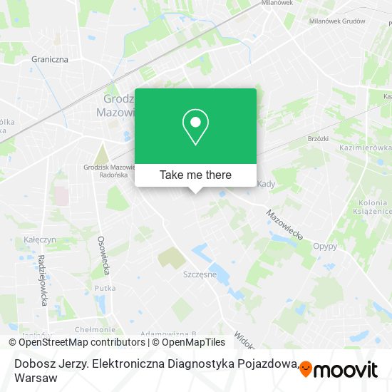 Карта Dobosz Jerzy. Elektroniczna Diagnostyka Pojazdowa