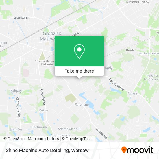 Shine Machine Auto Detailing map