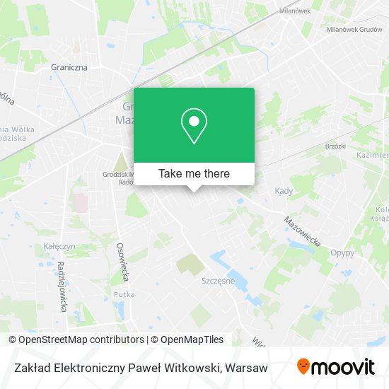 Zakład Elektroniczny Paweł Witkowski map