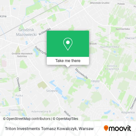 Triton Investments Tomasz Kowalczyk map