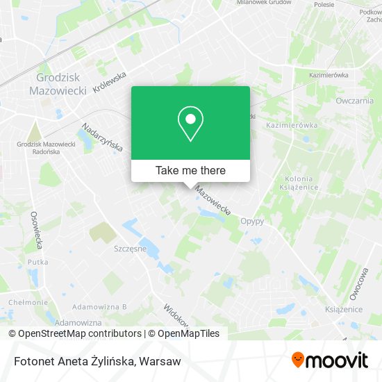 Fotonet Aneta Żylińska map