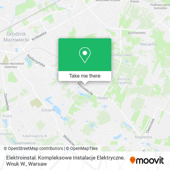 Elektroinstal. Kompleksowe Instalacje Elektryczne. Wnuk W. map