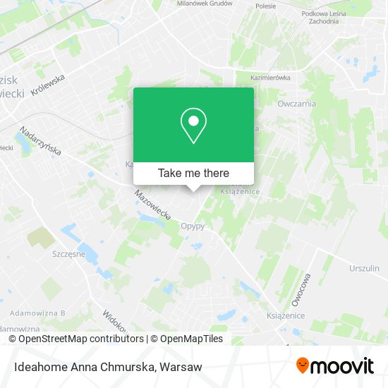 Ideahome Anna Chmurska map