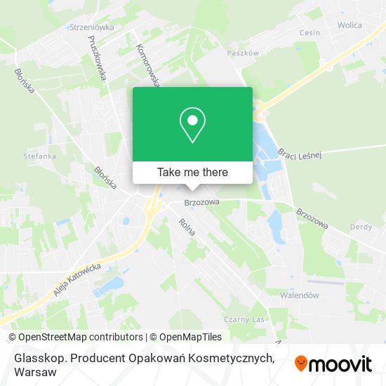 Glasskop. Producent Opakowań Kosmetycznych map