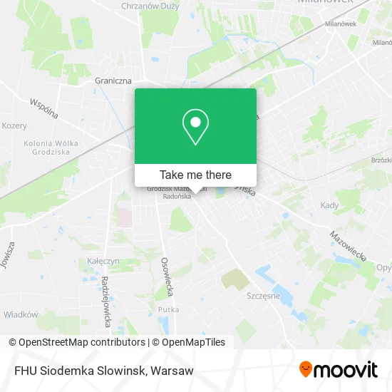 FHU Siodemka Slowinsk map