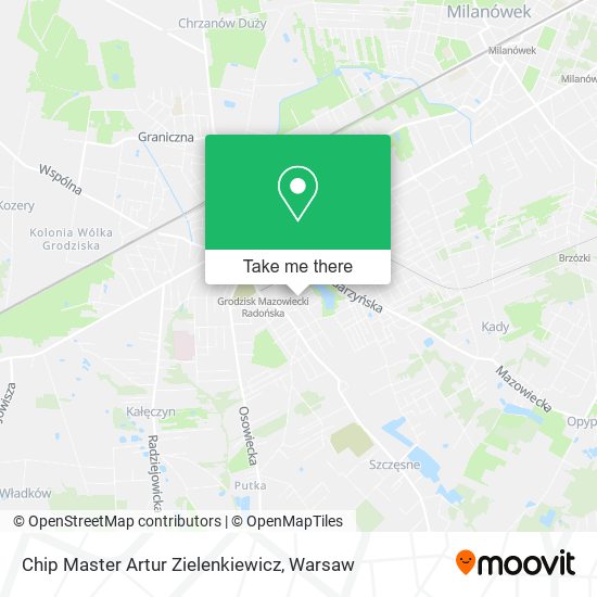 Chip Master Artur Zielenkiewicz map