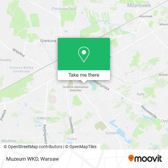 Muzeum WKD map