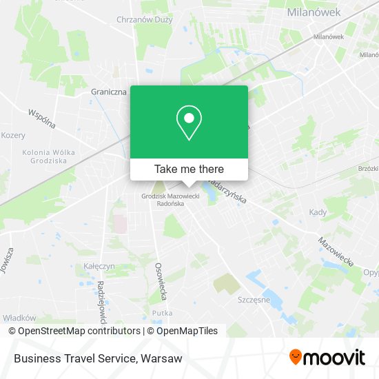 Business Travel Service map