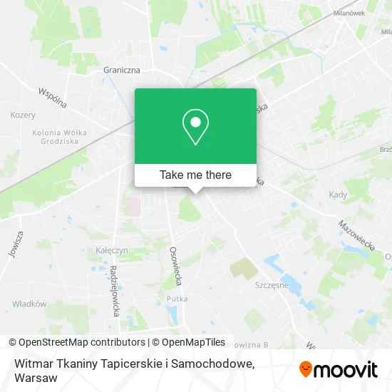 Witmar Tkaniny Tapicerskie i Samochodowe map