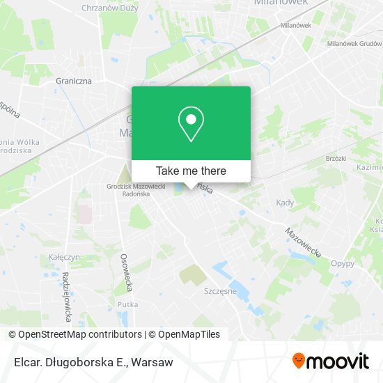 Elcar. Długoborska E. map