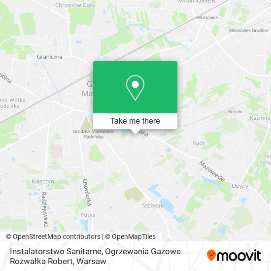 Instalatorstwo Sanitarne, Ogrzewania Gazowe Rozwałka Robert map