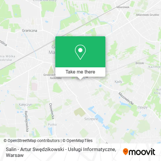 Salin - Artur Swędzikowski - Usługi Informatyczne map