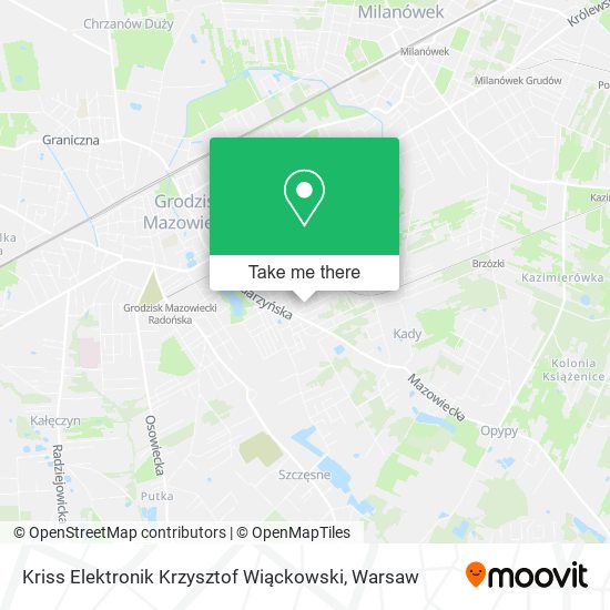 Kriss Elektronik Krzysztof Wiąckowski map