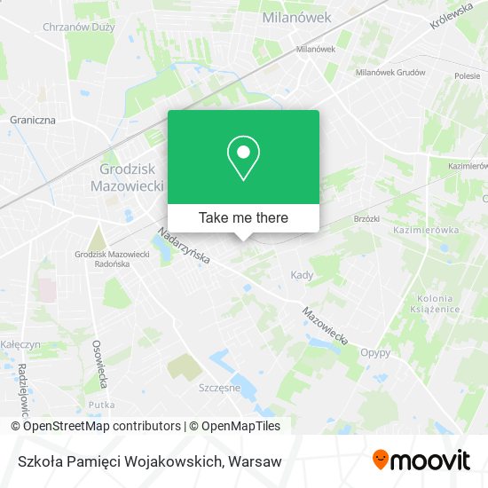 Szkoła Pamięci Wojakowskich map