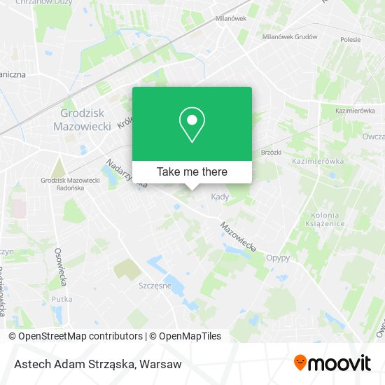 Astech Adam Strząska map