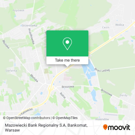 Mazowiecki Bank Regionalny S.A. Bankomat map