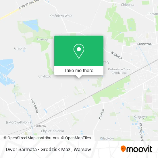 Карта Dwór Sarmata - Grodzisk Maz.