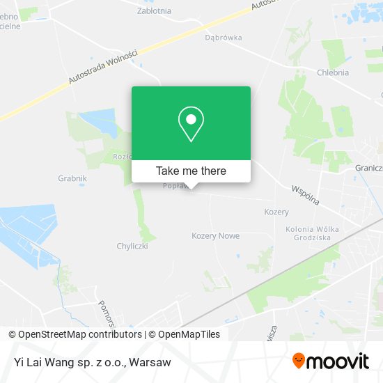 Yi Lai Wang sp. z o.o. map