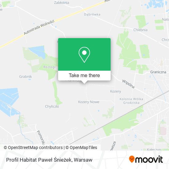 Profil Habitat Paweł Śnieżek map