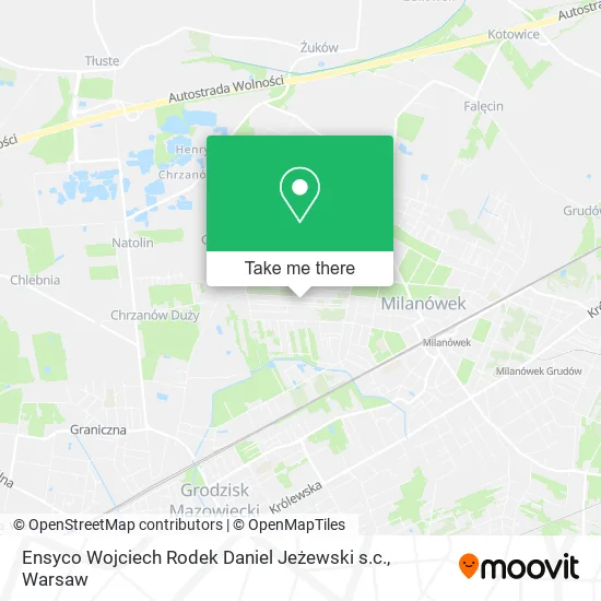 Карта Ensyco Wojciech Rodek Daniel Jeżewski s.c.