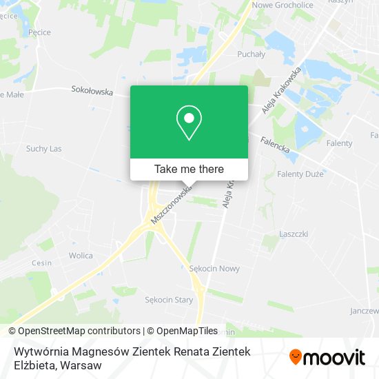 Wytwórnia Magnesów Zientek Renata Zientek Elżbieta map