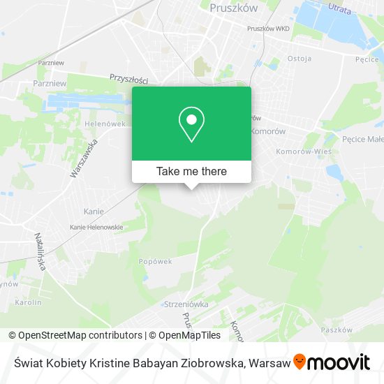 Świat Kobiety Kristine Babayan Ziobrowska map