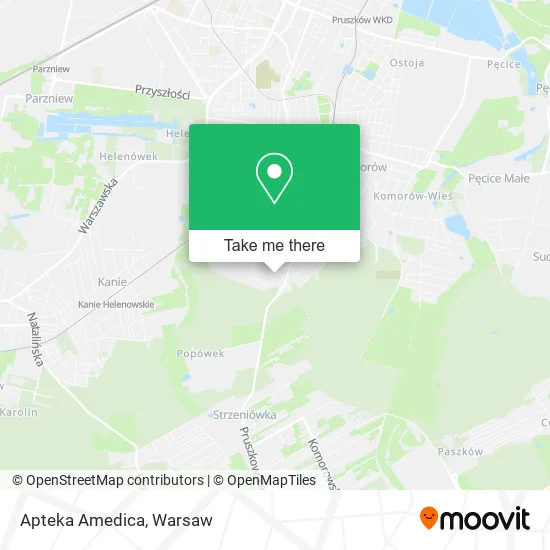 Apteka Amedica map